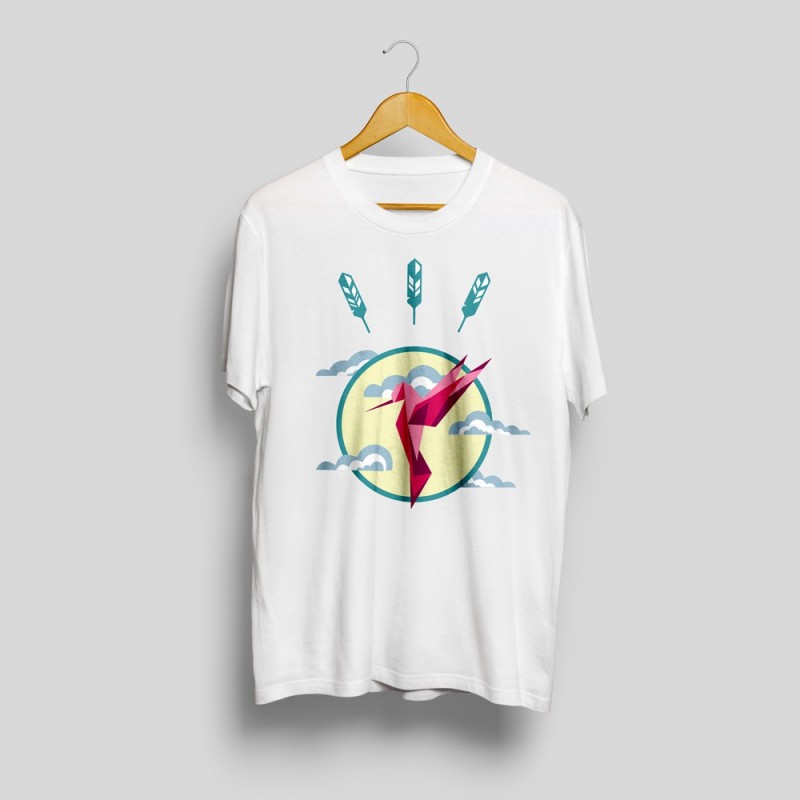 T-shirt imprimé colibri T-shirt imprimé colibri